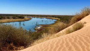 Australian Dessert with offroad vehicle